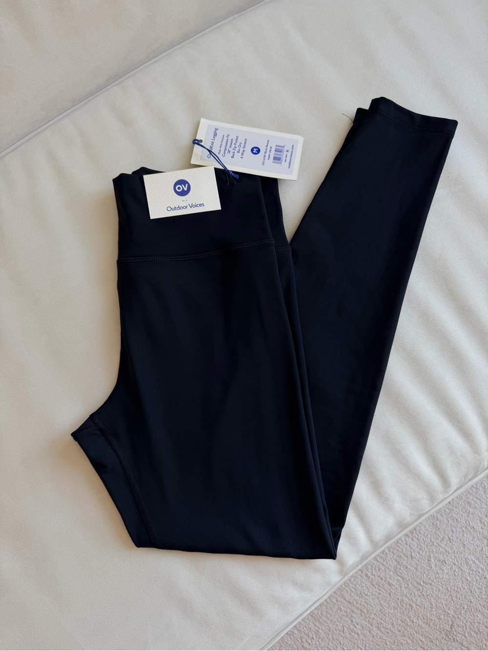 Outdoor Voices Black High-Rise Leggings